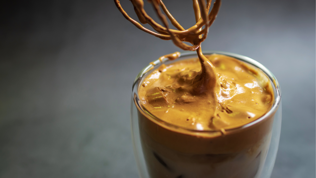 Image of Fizzy Biscoff Dalgona