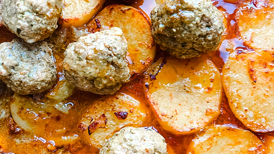 Meatballs & Potatoes
