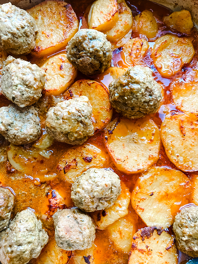 Meatballs & Potatoes