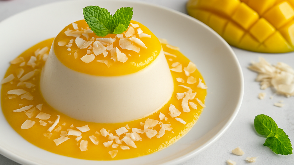 Image of Kokos-Panna-Cotta: Ein Sommertraum in jedem Löffel