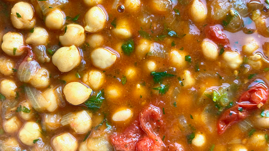 Stewed Chickpeas