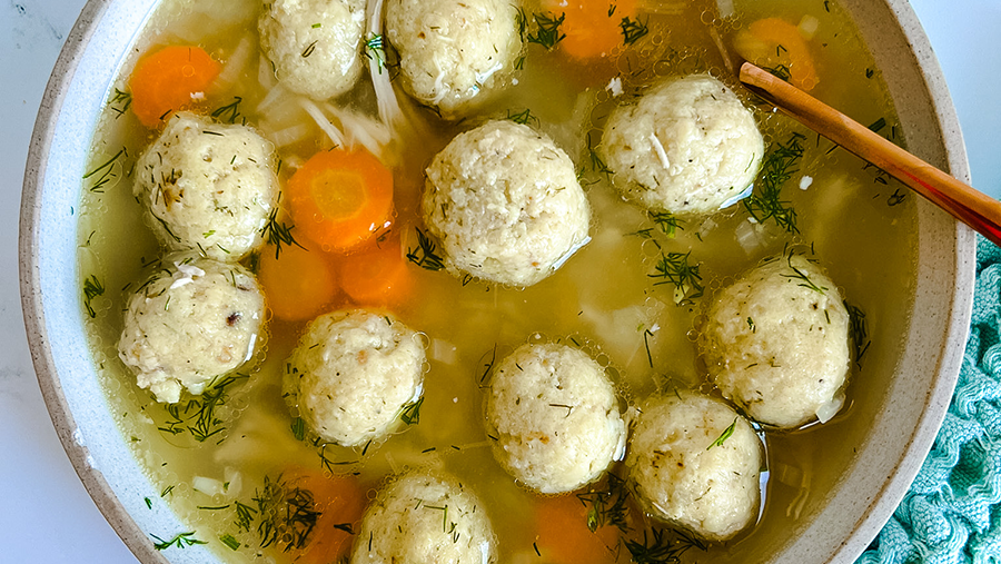 Mini Matzo Ball Soup