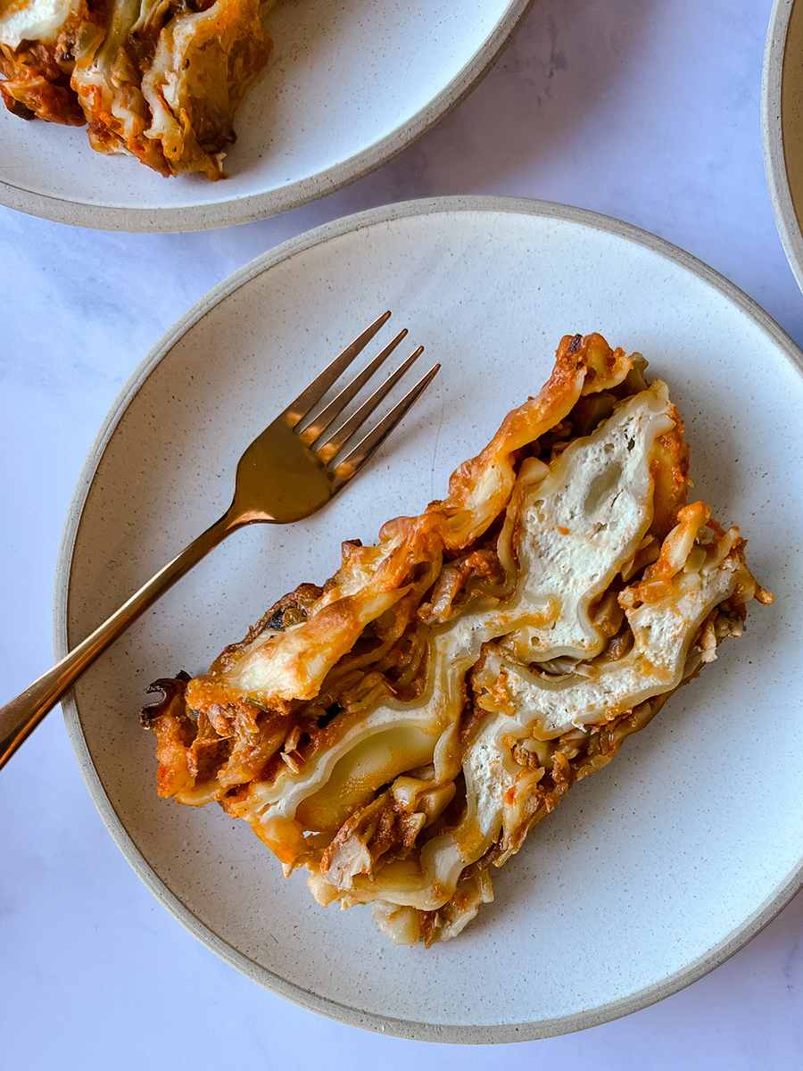 Mushroom Lasagna