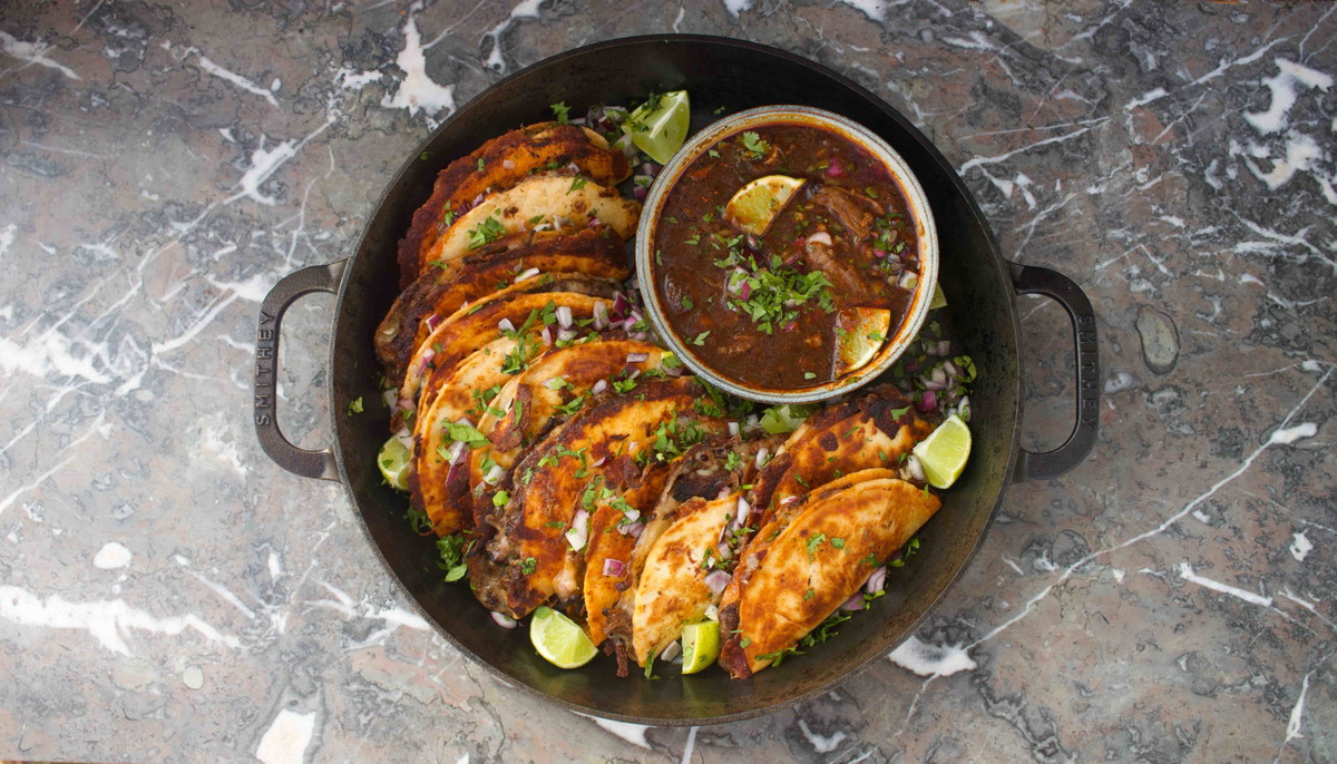 Smoked Birria Tacos