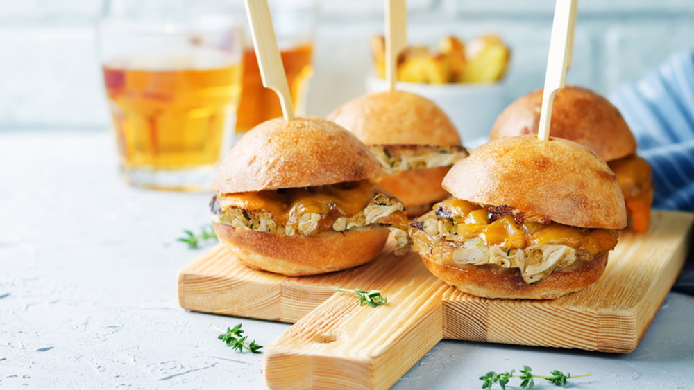 Image of Pull Apart Cheesy Crab Sliders