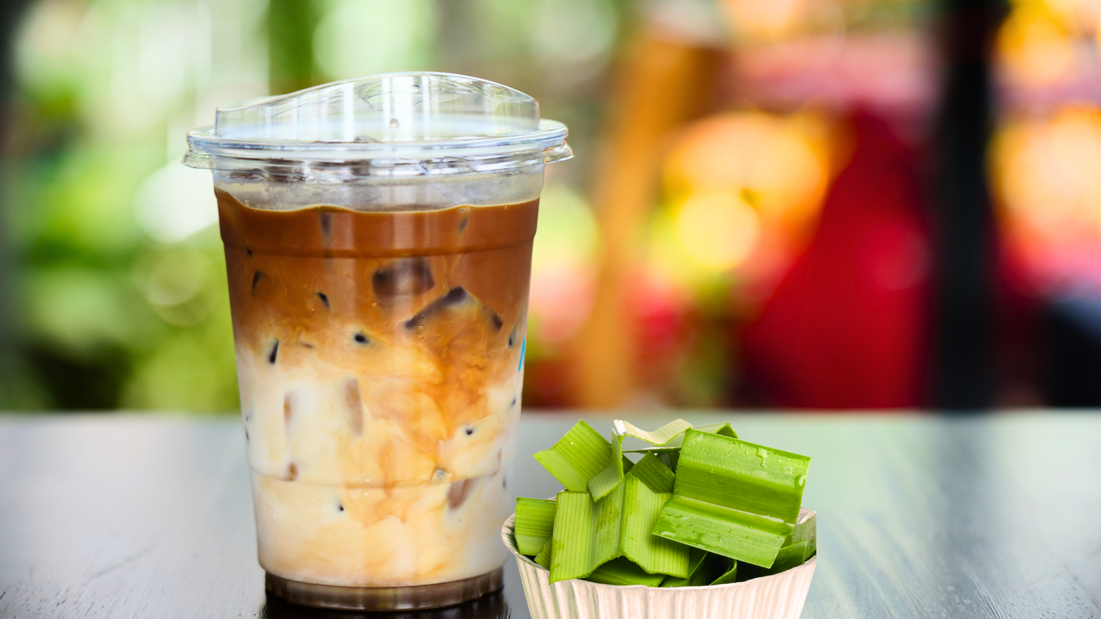 Image of Wabi Coffee Recipes: Pandan Coconut Iced Coffee 