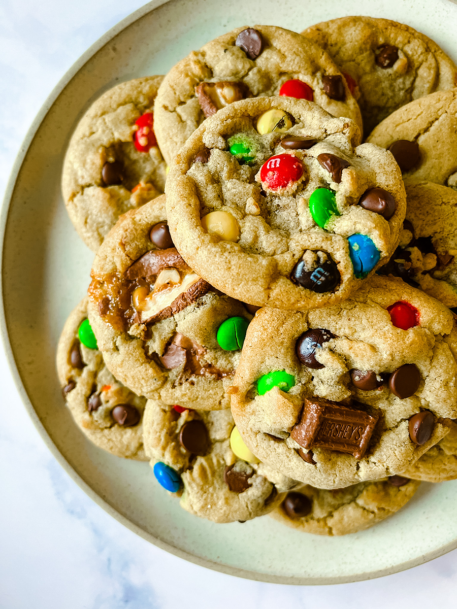 Halloween Candy Brown Butter Cookies