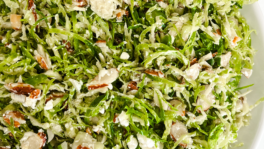 Shaved Brussels Sprouts Salad