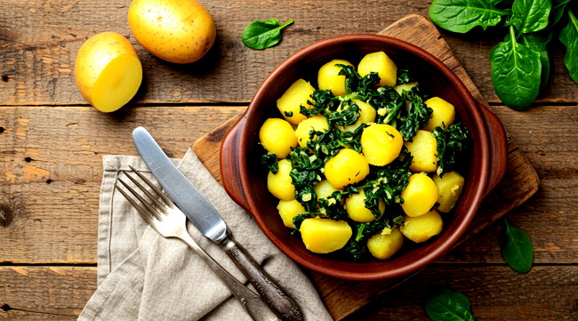 Image of Kartoffeln mit Spinat