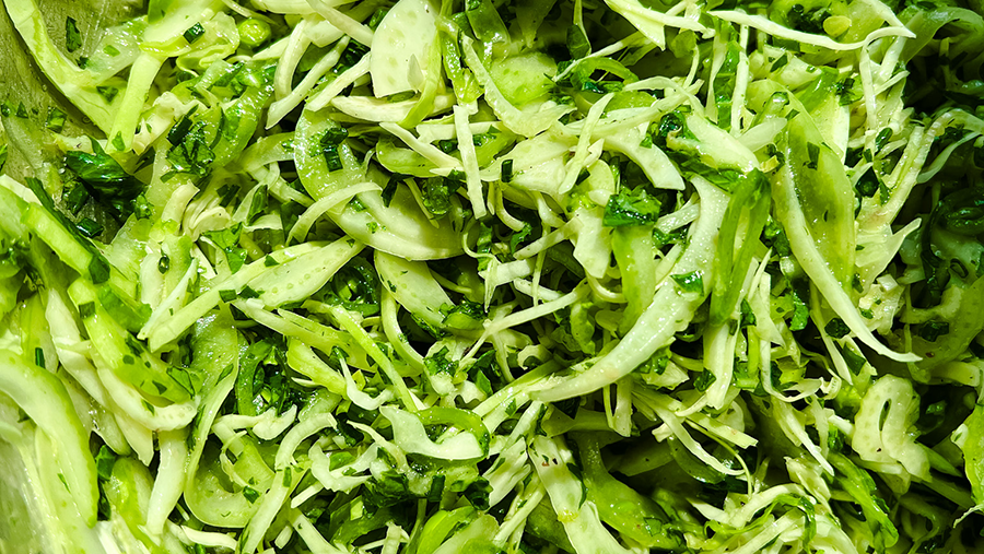 Green Goddess Slaw