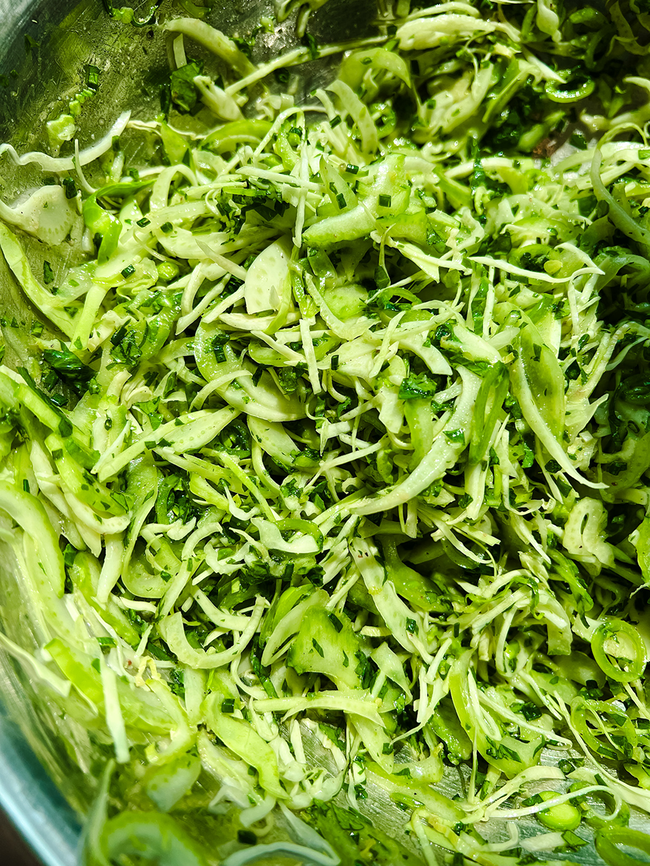 Green Goddess Slaw