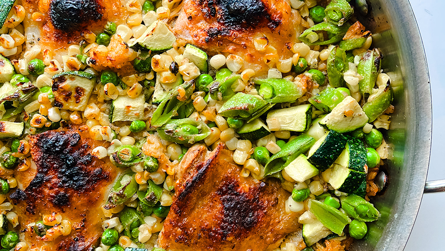 One-Pot Spring Chicken