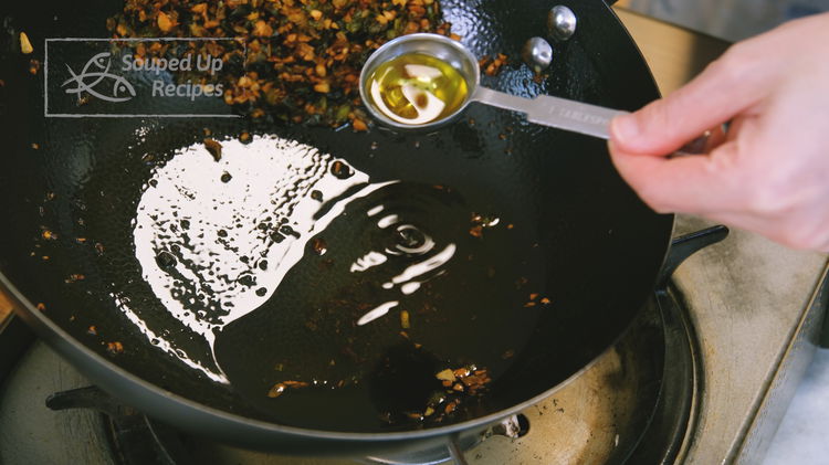 Image of Once all the aromatic are golden brown, push them to...