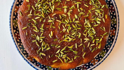 Image of Orange and Lemon Polenta Cake with Oil Oil