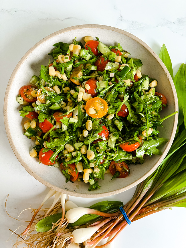 Ramp & Corn Salad