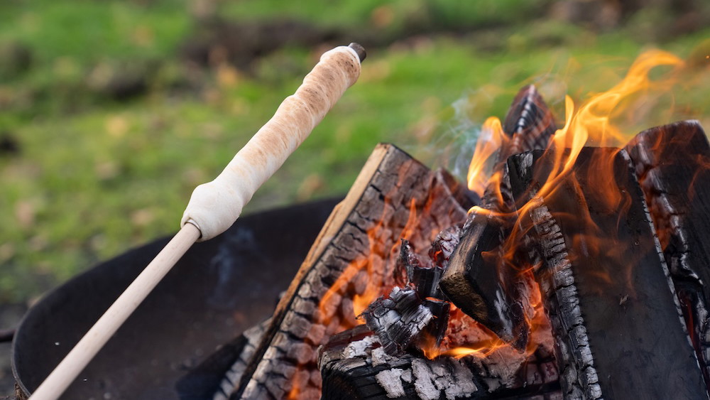 Rezept für schnelles Stockbrot
