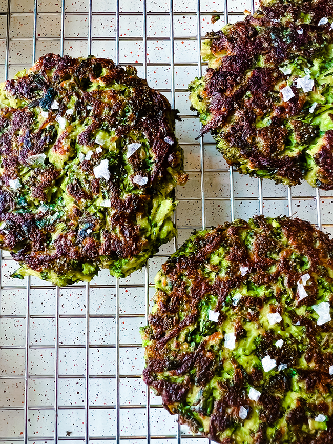Zucchini & Broccoli Fritters