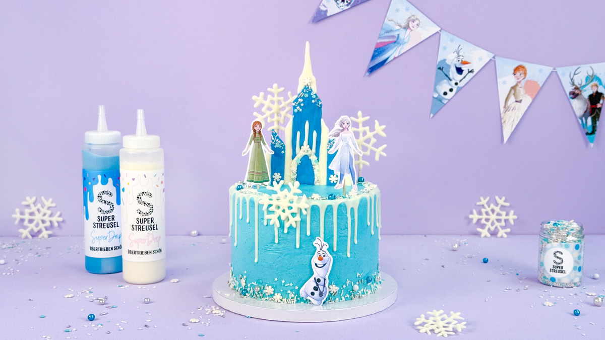 Elsa Eiskönigin Torte