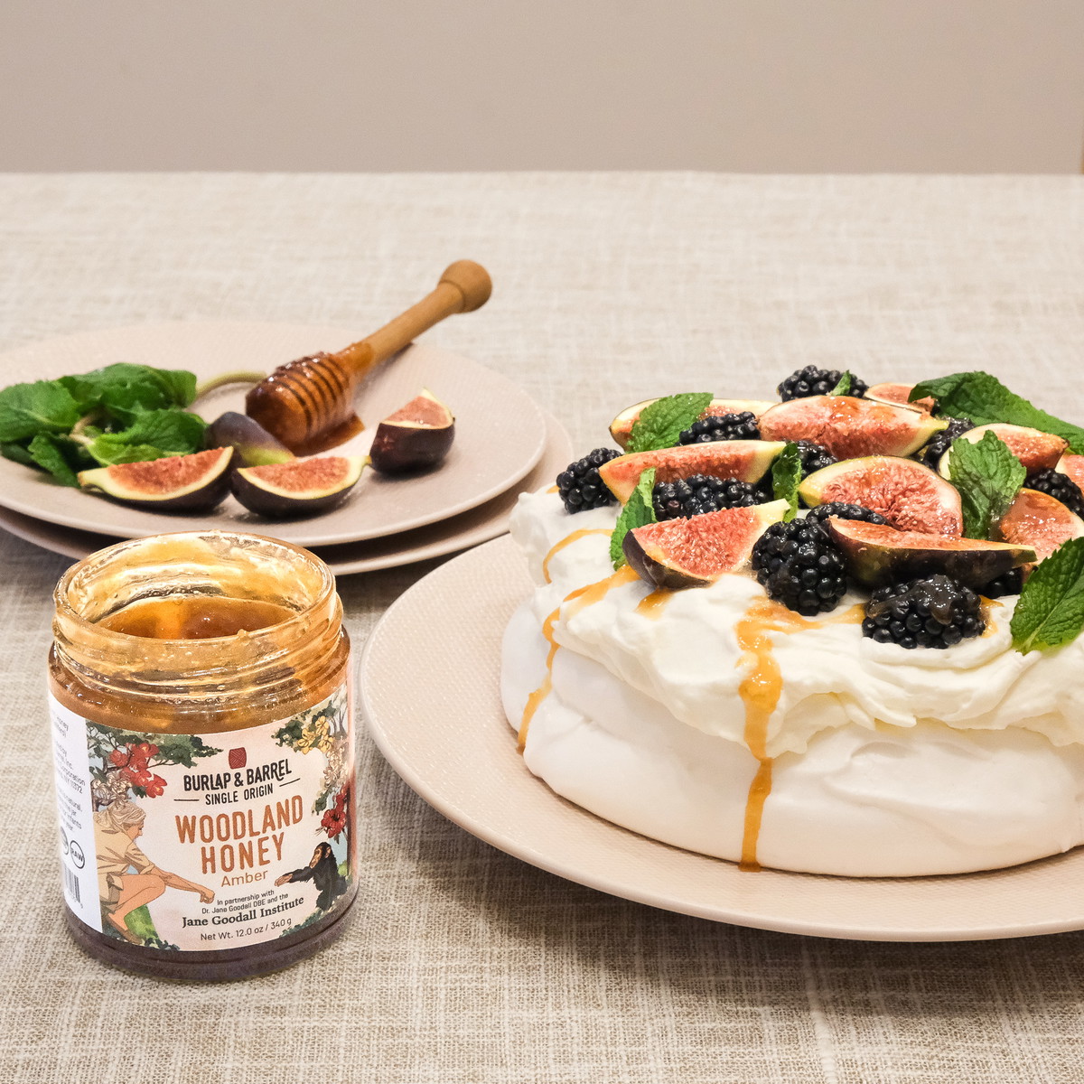 Pavlova with Cardamom-Coconut Whipped Cream