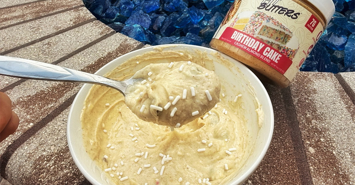 Birthday Cake Fit Butters Healthy Cookie Dough