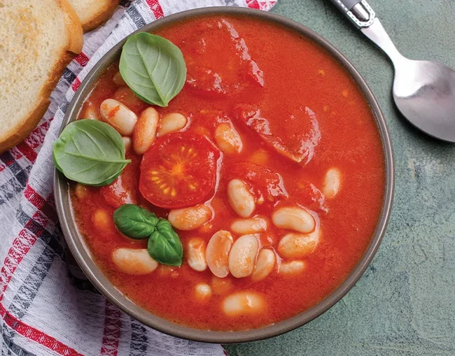 Image of Chunky White Bean-Tomato Soup