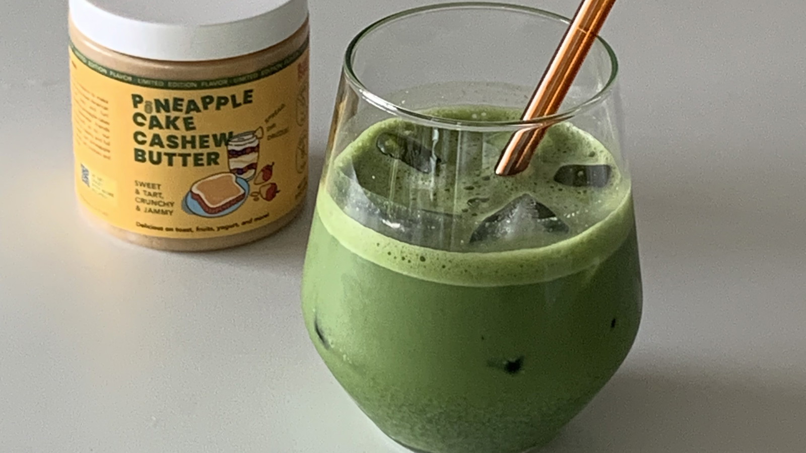 Image of Pineapple Cake Matcha Latte