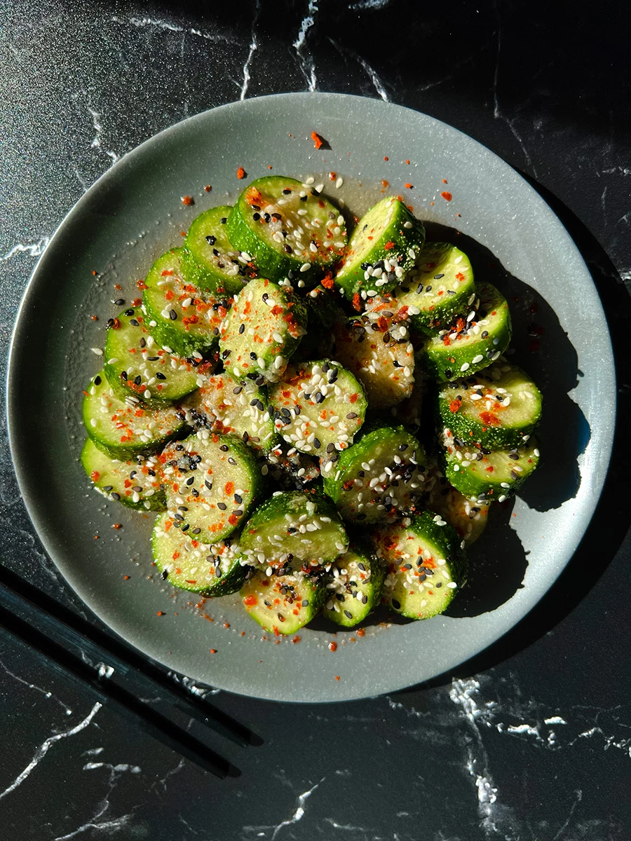 Cucumber Salad (Sesame Cukes)