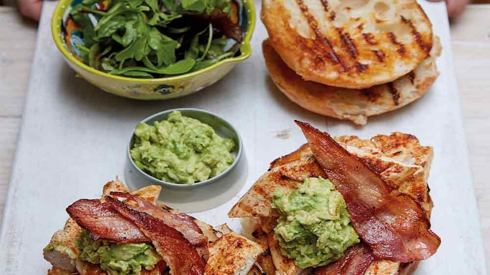 Mexican Chicken Burger