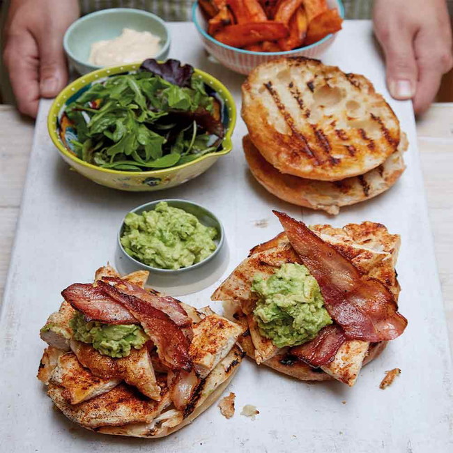 Mexican Chicken Burger