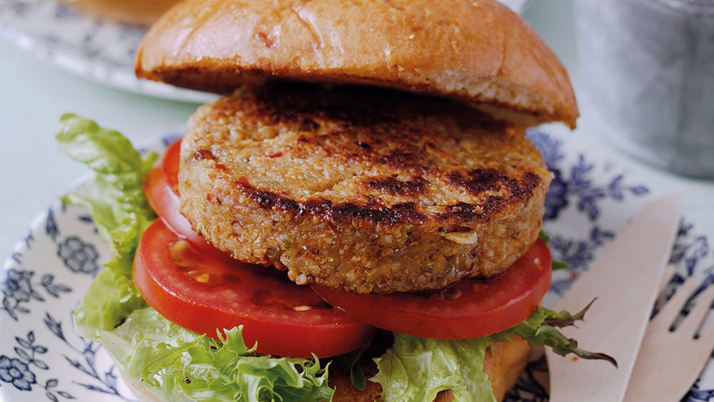 A delicious Nutty Seeded Burgers on Brioche recipe from Dairy Diary