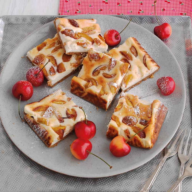 Cherry Cheesecake Squares
