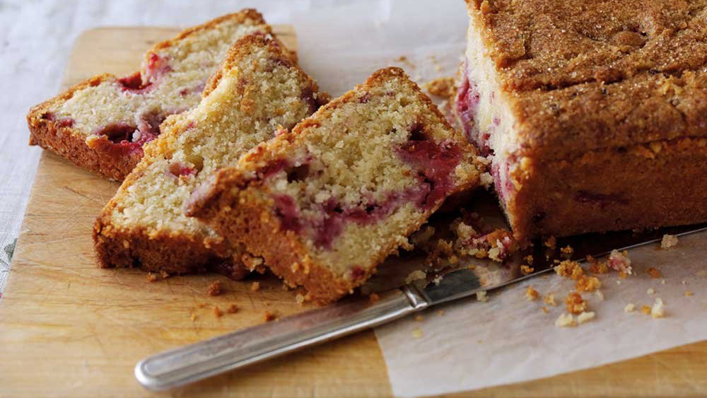 Raspberry & Macadamia Cake