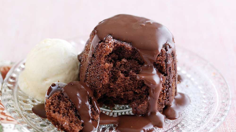 Speedy Chocolate Sponge Puddings