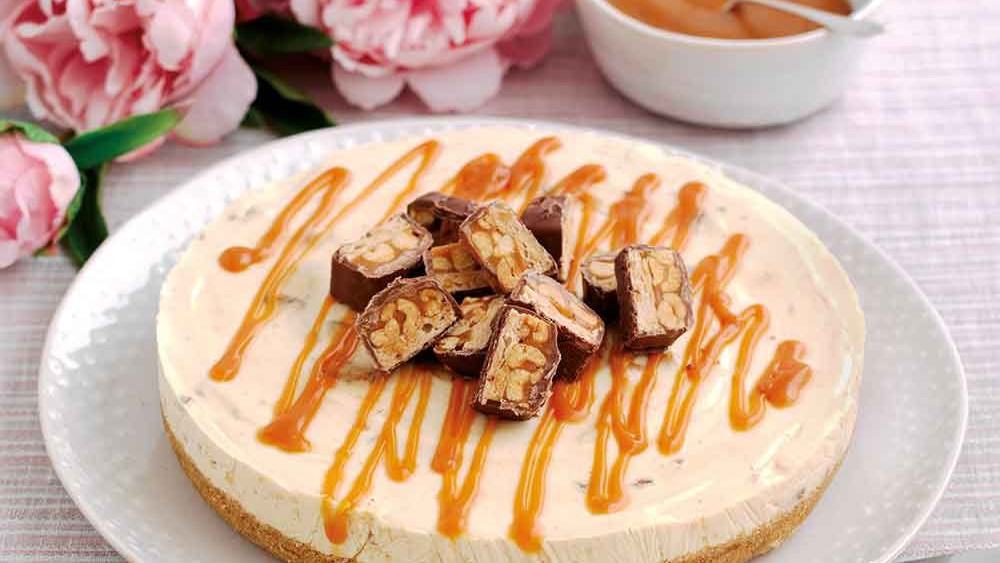 No-bake Nutty Chocolate Cheesecake