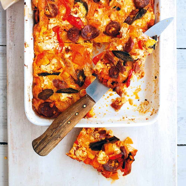 Pumpkin, Chorizo & Sage Frittata