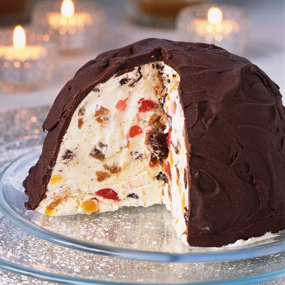 Frozen Christmas Pudding