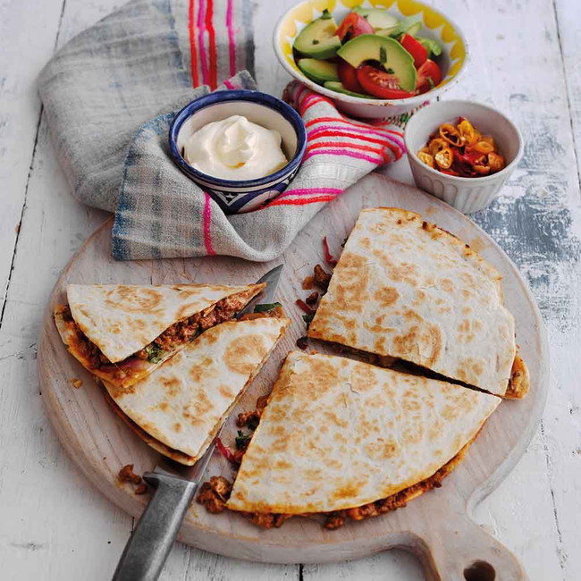 Quick Quorn Quesadilla