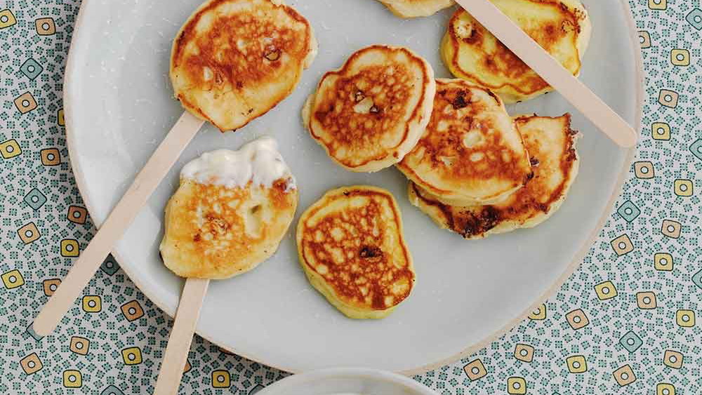 Lemon & White Chocolate Pancake Pops