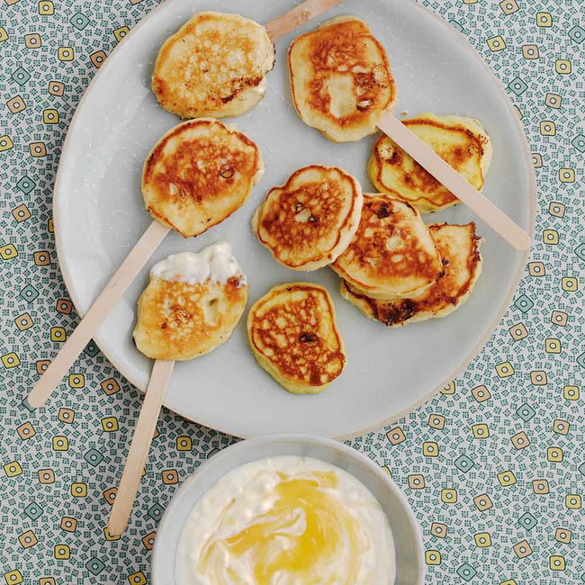Lemon & White Chocolate Pancake Pops