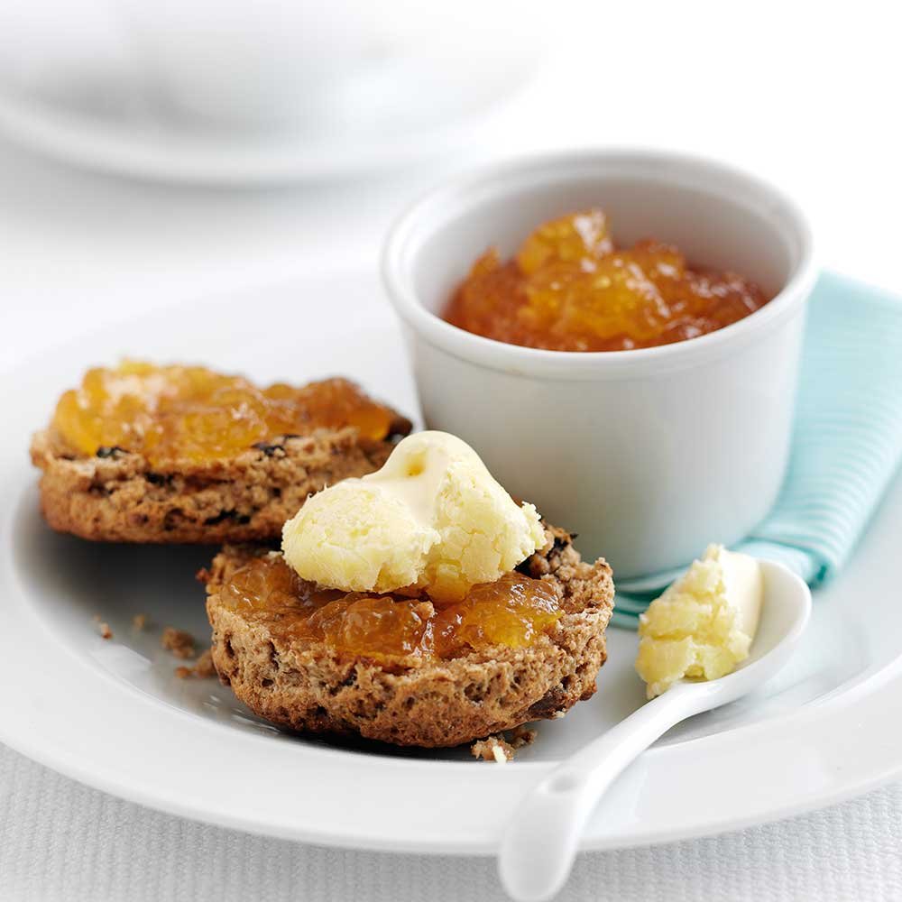 Ginger & Prune Scones