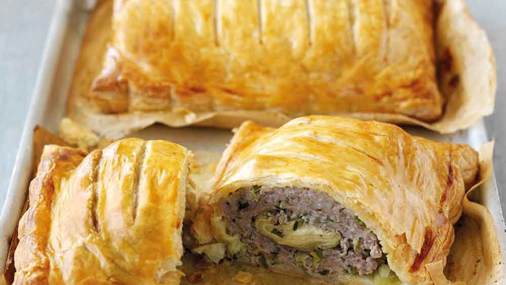Sausage & Artichoke Rolls
