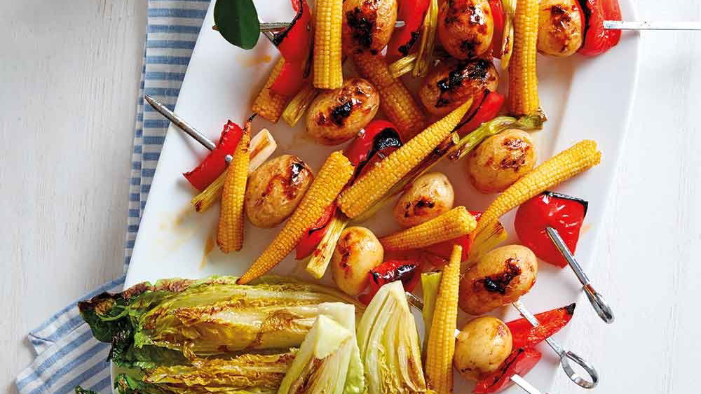Fire-Cooked Vegetables