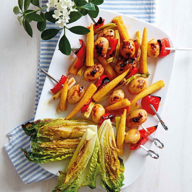 Fire-Cooked Vegetables