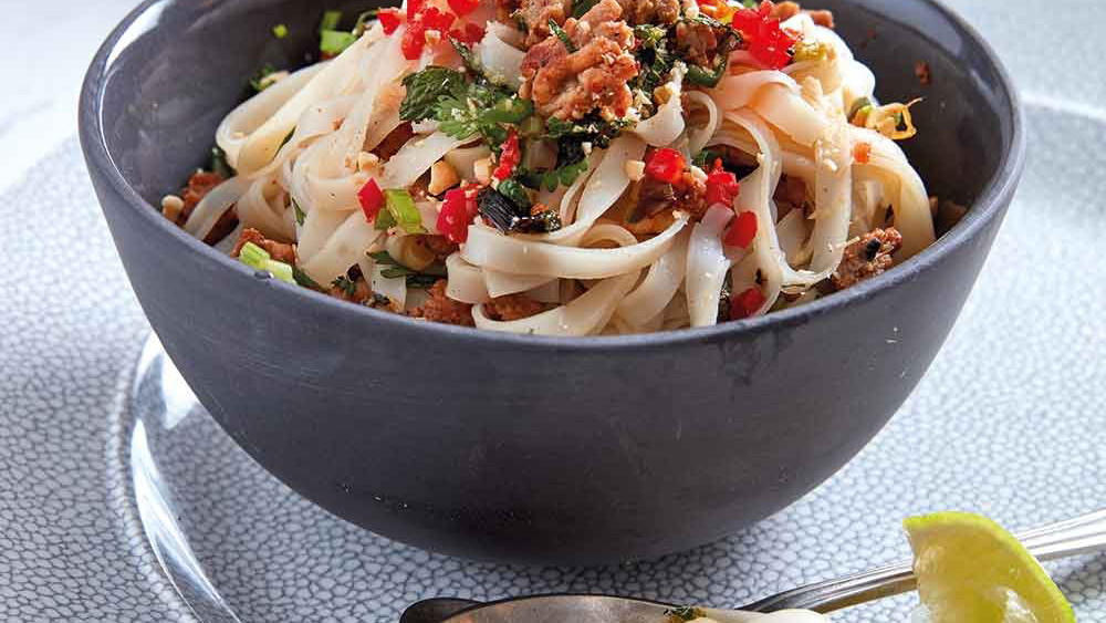 Indonesian-Style Pork Noodle Salad