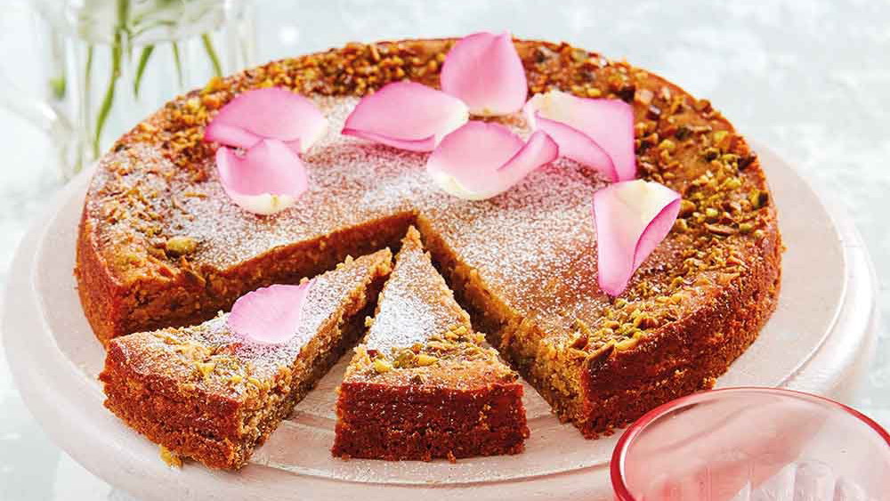 Pistachio & Rose Cake