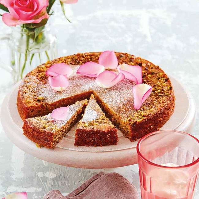 Pistachio & Rose Cake