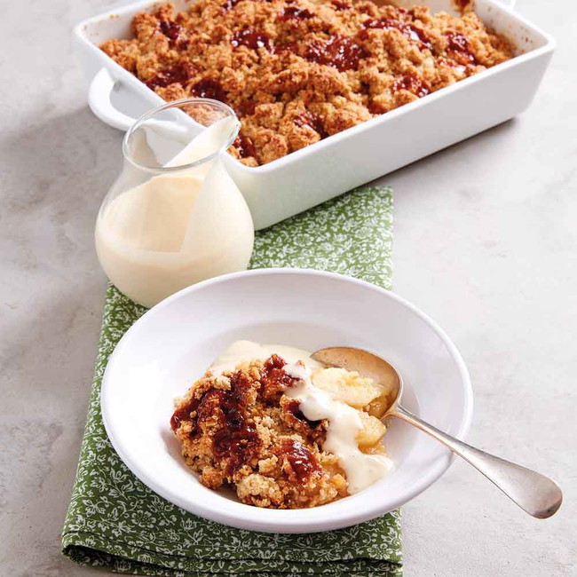 Toffee Apple Crumble