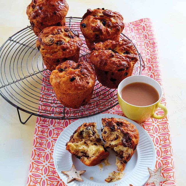 Chocolate Orange Panettone Buns