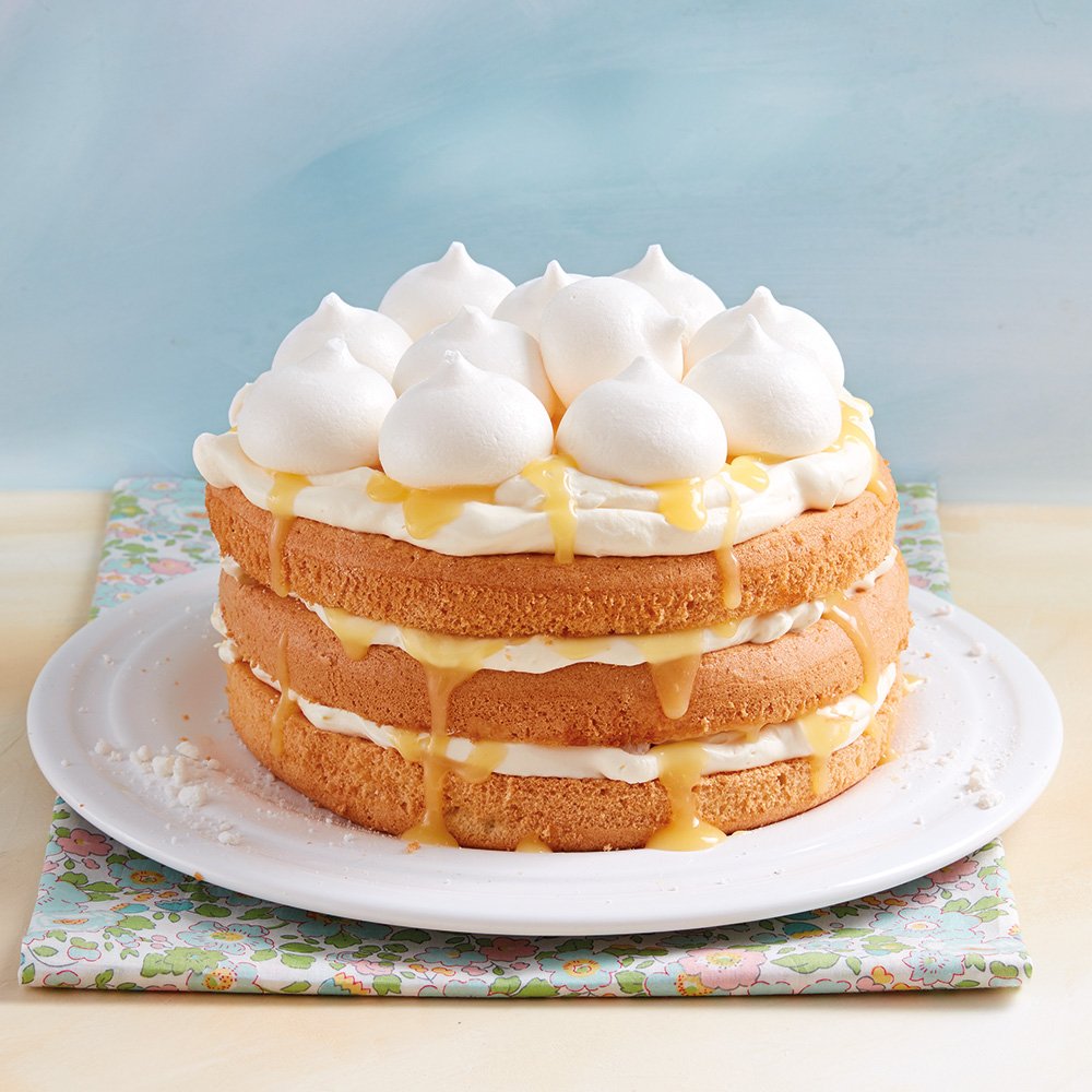 Lemon Meringue Cloud Cake