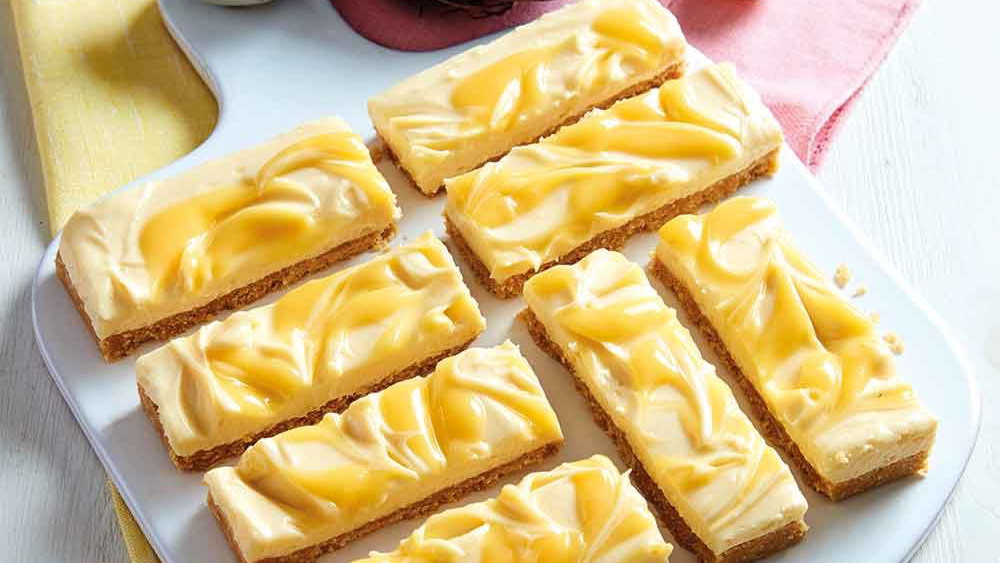 Easter Lemon and White Chocolate Slice